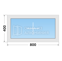 Окно из алюминия AL-195